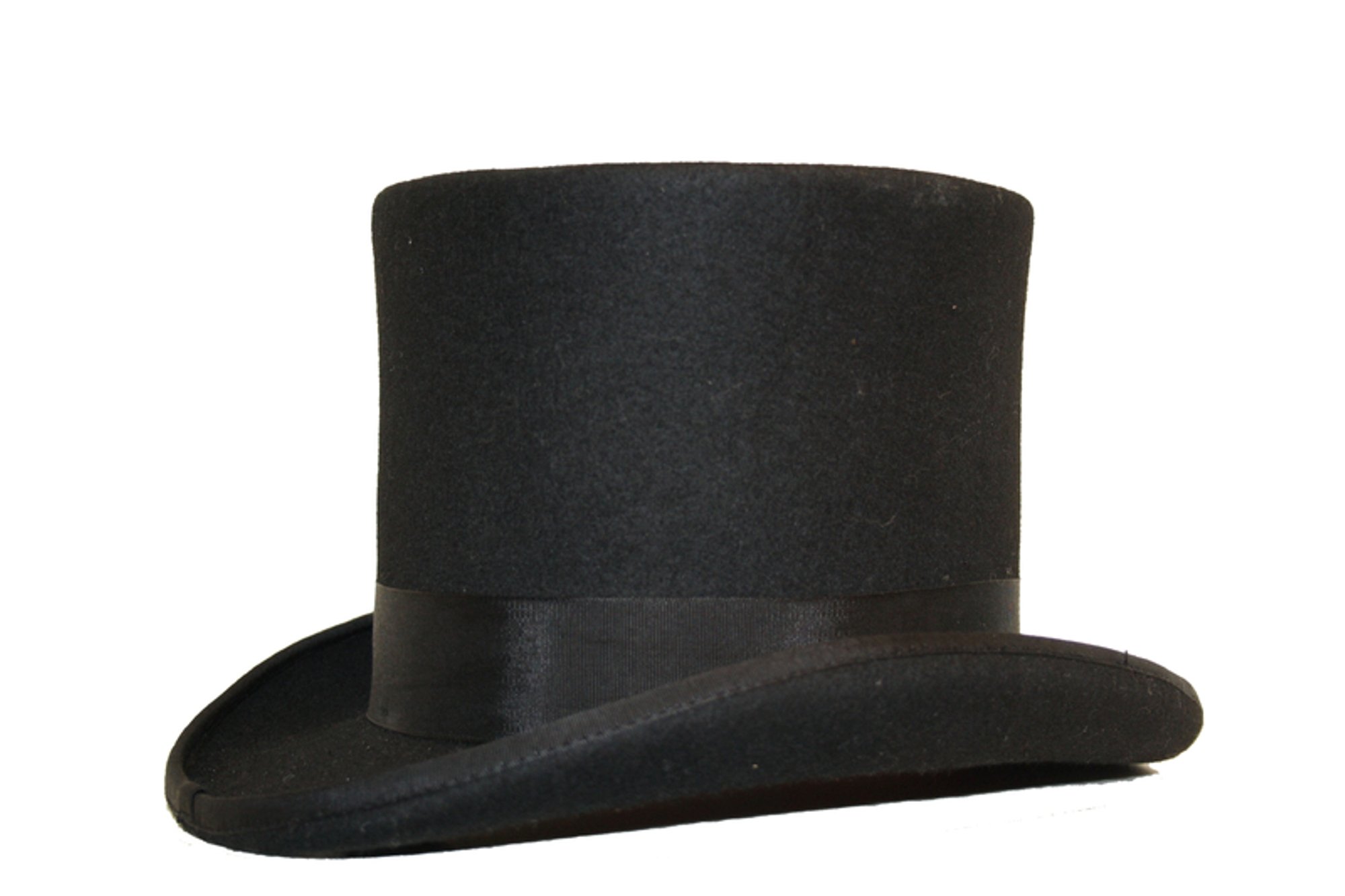 BLACK 100% WOOL HAND MADE TOP FELT EVENT HAT BY VIZ-UK WEAR