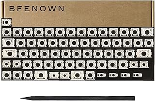 Replacement US Keycap Keys Key Cap Scissor Clips Hinge for Macbook Pro Retina 13" 16" A2141 A2289 A2251 MVVL2LL/A MVVM2LL/A MWP72LL/A MXK62LL/A 2019, A2338 MYDA2LL/A M1 2020,A2338 M2 2022 Year