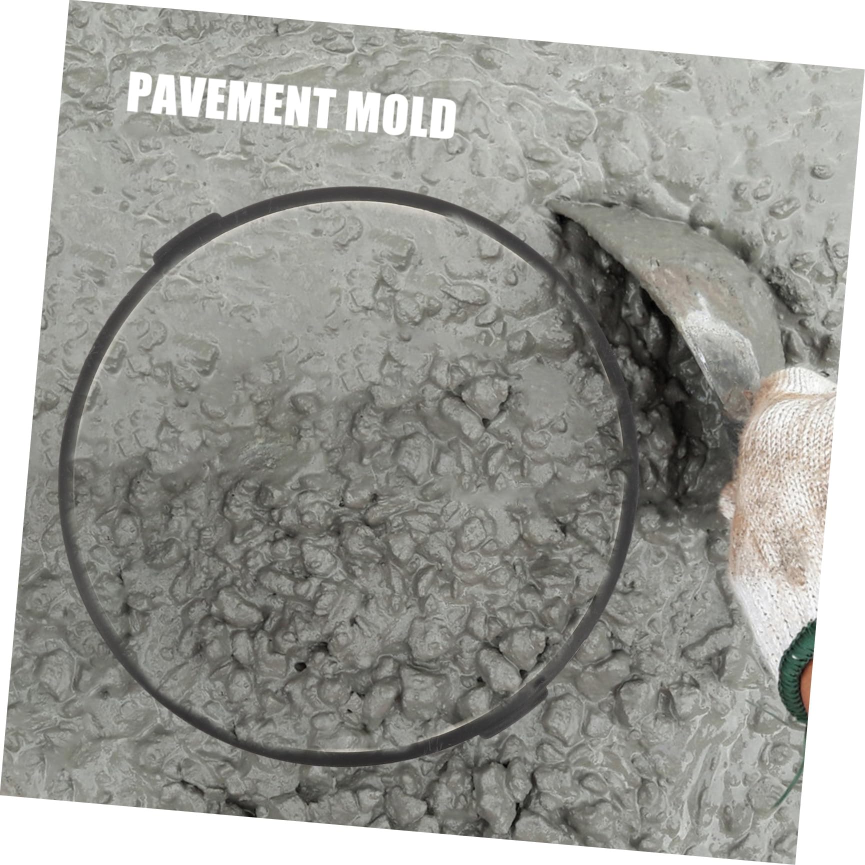 Yardwe 2pièces Moule à Pavé De Jardin Outil De Création De Chemin Plastique Réutilisable pour Aménagement Paysager Et Décoration De Jardin
