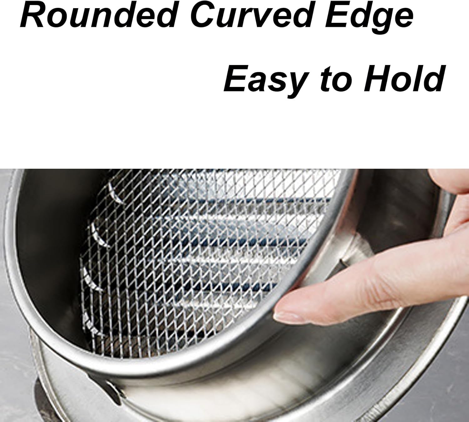 6PCS 3.9" Soffit Vent Covers with Screen Mesh, Round Stainless Steel Air Vent Louver, for Kitchen, Garage, Office and Warehouse Ventilation(Black)