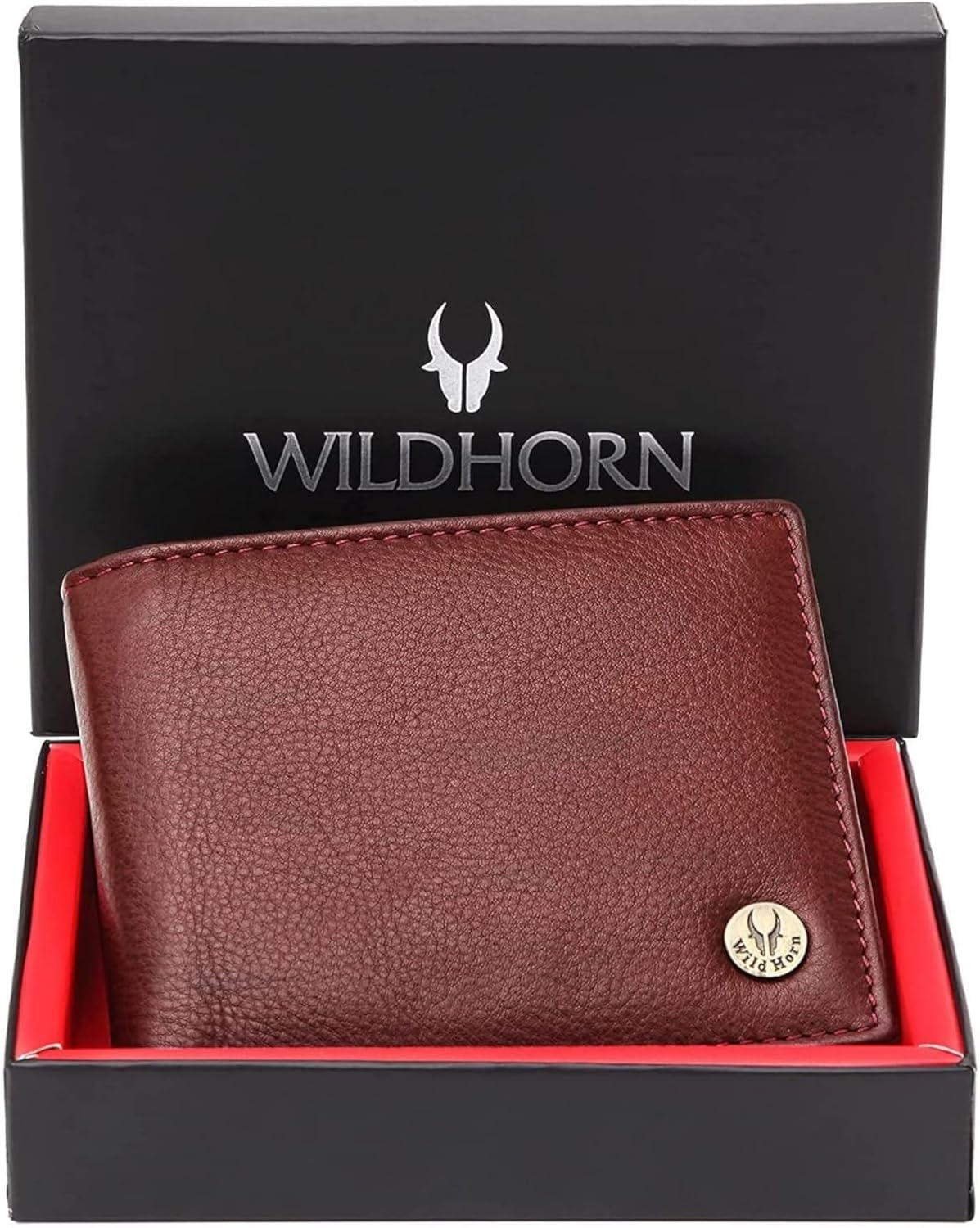 WILDHORN RFID Protected Genuine Leather Wallet for Men