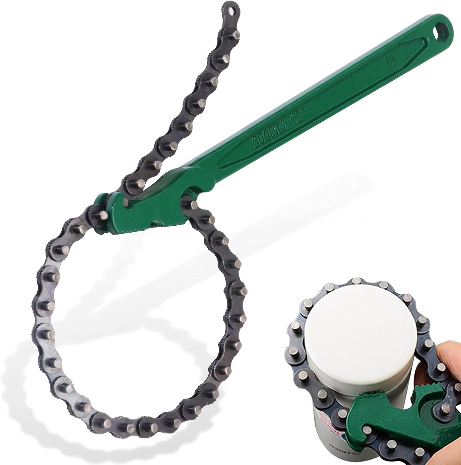 12 Inch Heavy Duty Ratcheting Chain Wrench