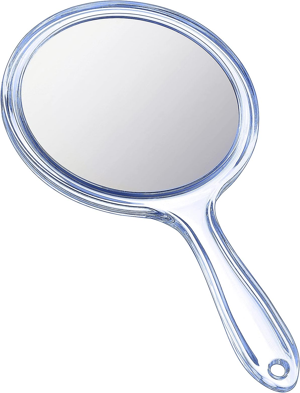 Jetec Double Sided Handheld & Wall Mount Mirror, 2X Magnifying, 4.5 x 8.3 inches, Blue
