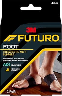 Nexcare Futuro Therapeutic Arch Support Moderate, 1 pair (Pack of 3)