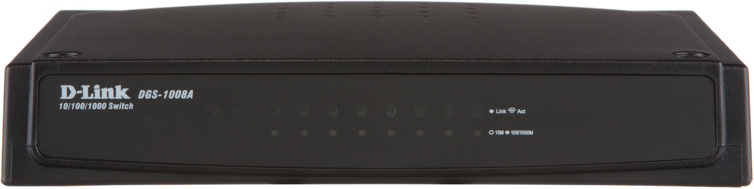 D-Link DGS-1008A Ethernet przełącznik gigabitowy z 8 portami antracyt