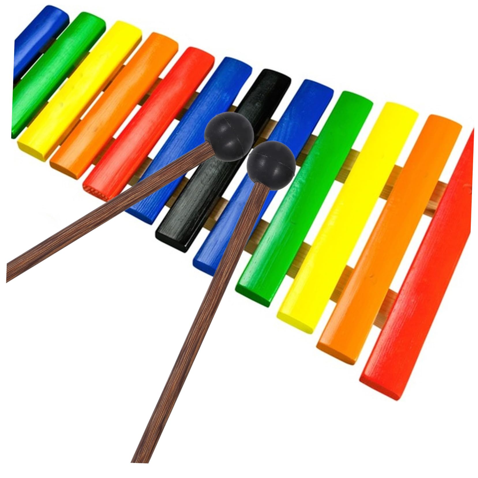 VICASKY Lot de 4 paires de de percussion pour xylophone Marimba de batterie pour xylophone Marimba