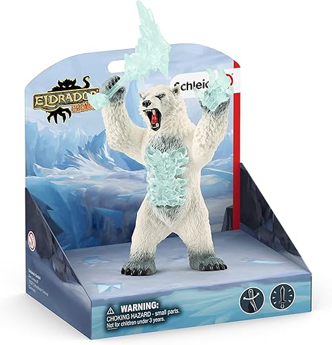 Vista 12 de Schleich Eldrador Creatures, monstruo de hielo criatura mítica juguete para niños, figura de acción de oso de Blizzard, a partir de 7 años