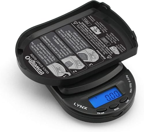 Miniatura 3 de Truweigh - Mini balanza digital LYNX - 353 oz x 000 oz - negro y de larga duración peso portátil para báscula de cocina báscula de alimentos y