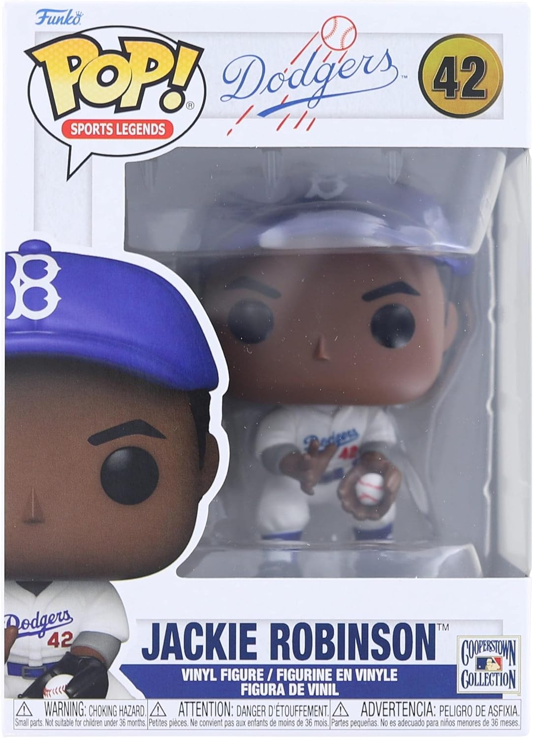 Funko Pop! Icons: Jackie Robinson (Styles May Vary with Chance of Bronze Chase)