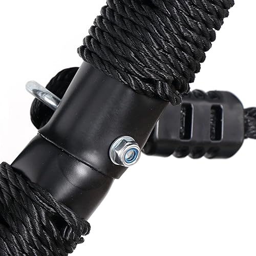 Miniatura 9 de HomGarden Juego de columpio de tela de araña de 48 pulgadas, impermeable, redondo, para exteriores, columpio para árbol de tela, capacidad de peso