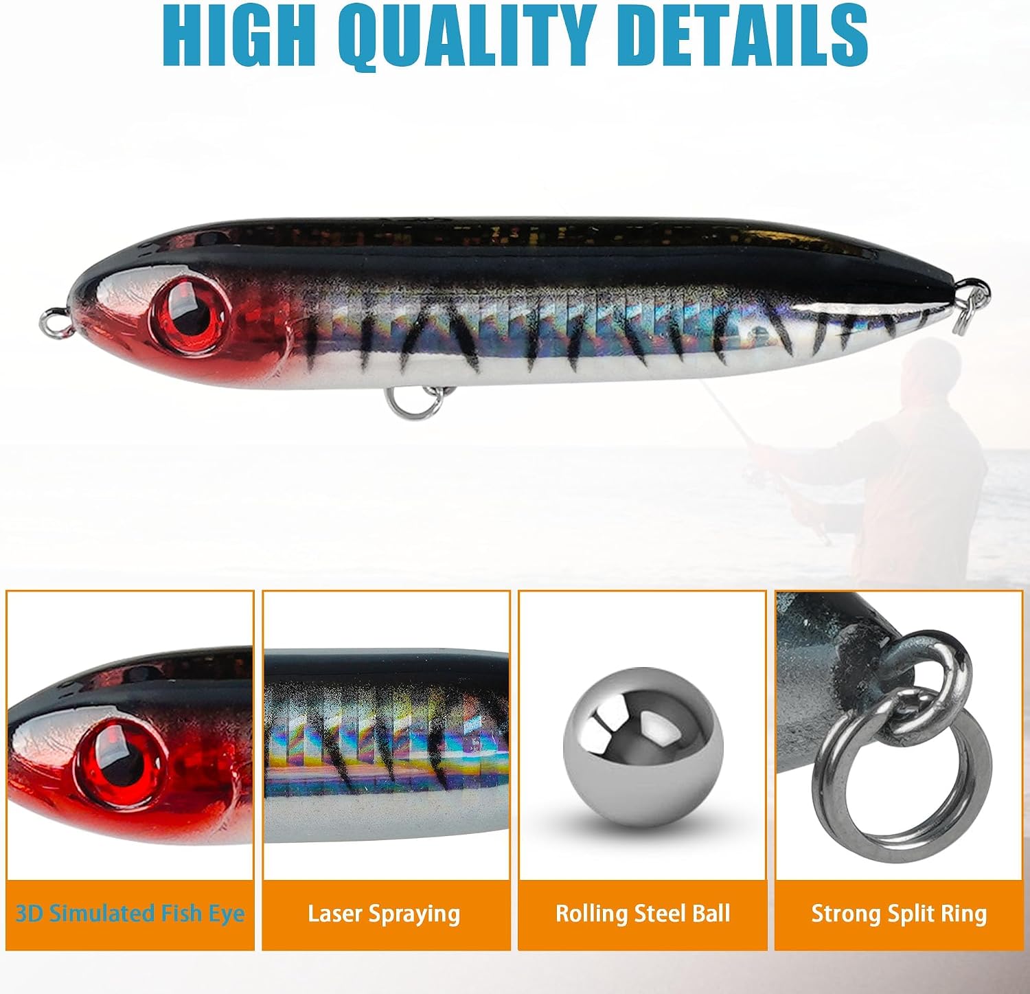 Catfish Float Rig Rattling Line Float Lure Rig Demon Dragon Stye Peg Floats | Catfish Spook Rattle Santee Rig Circle Hooks Rig Fishing Wire Leader with Snaps