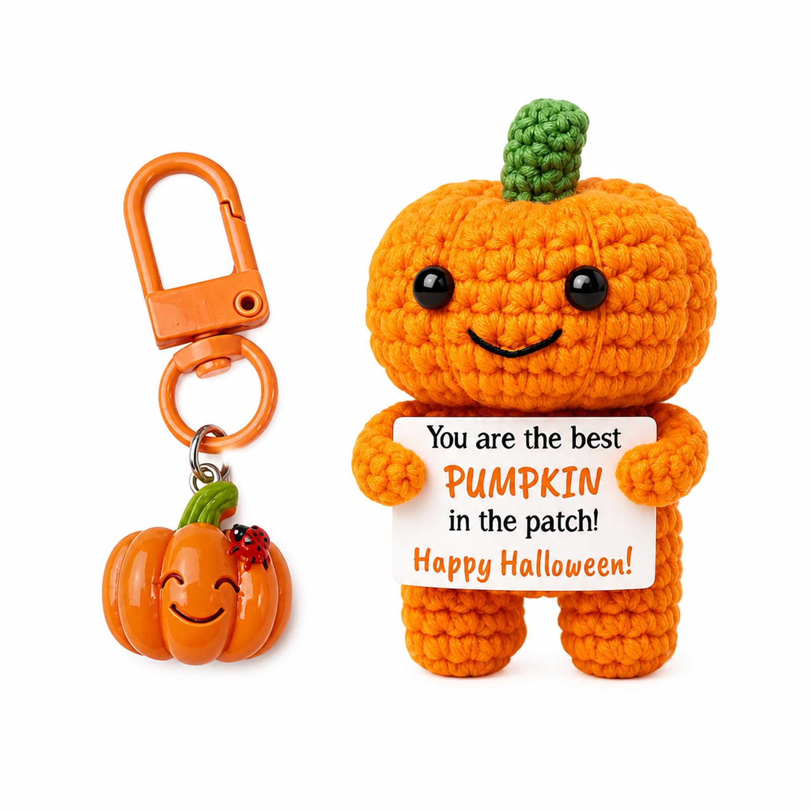 2PCS Halloween Boo Basket Gifts, Halloween Positive Pumpkin Gifts