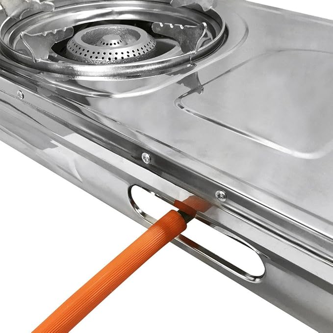 Estufa Portátil de Gas con 2 Quemadores Dobles 20,000 BTU miniatura 3