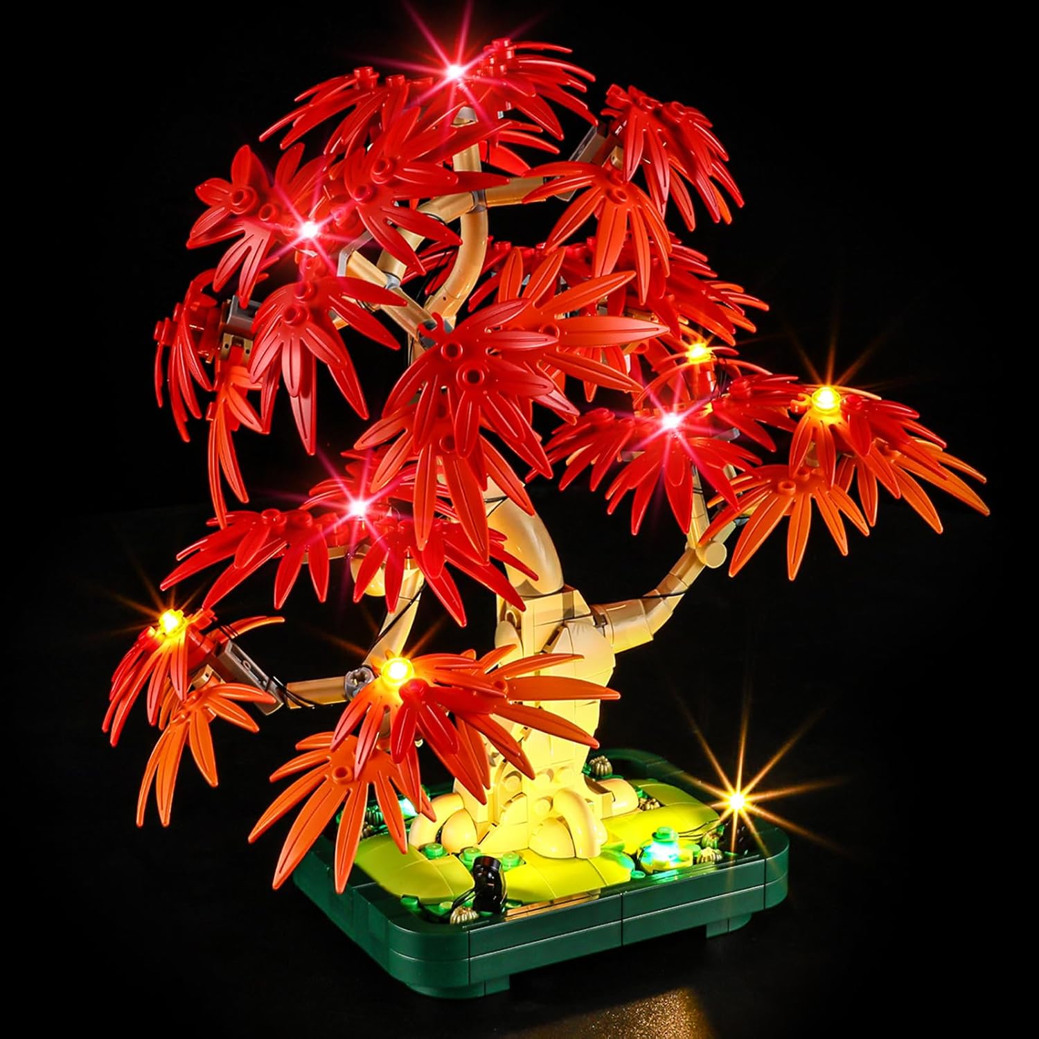 LIGHTAILING Light for Lego-10348 Japanese Red-Maple Bonsai-Tree - Led Lighting Kit Compatible with Lego Building Blocks Model - NOT Included The Model Set