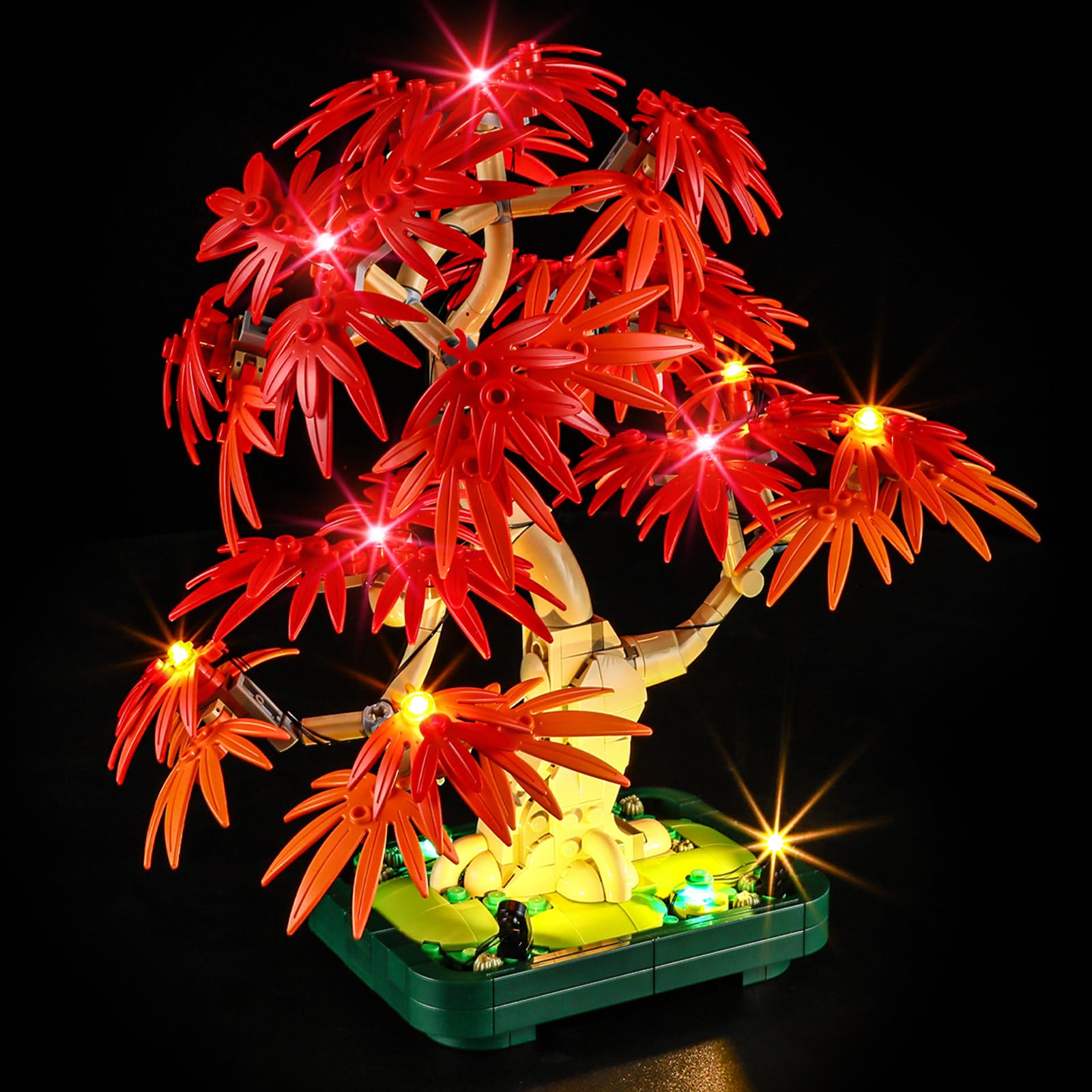 LIGHTAILING Light for Lego-10348 Japanese Red-Maple Bonsai-Tree - Led Lighting Kit Compatible with Lego Building Blocks Model - NOT Included The Model Set