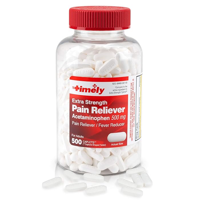 Buy Timely Extra Strength Pain Relief Acetaminophen Tablet 500 MG