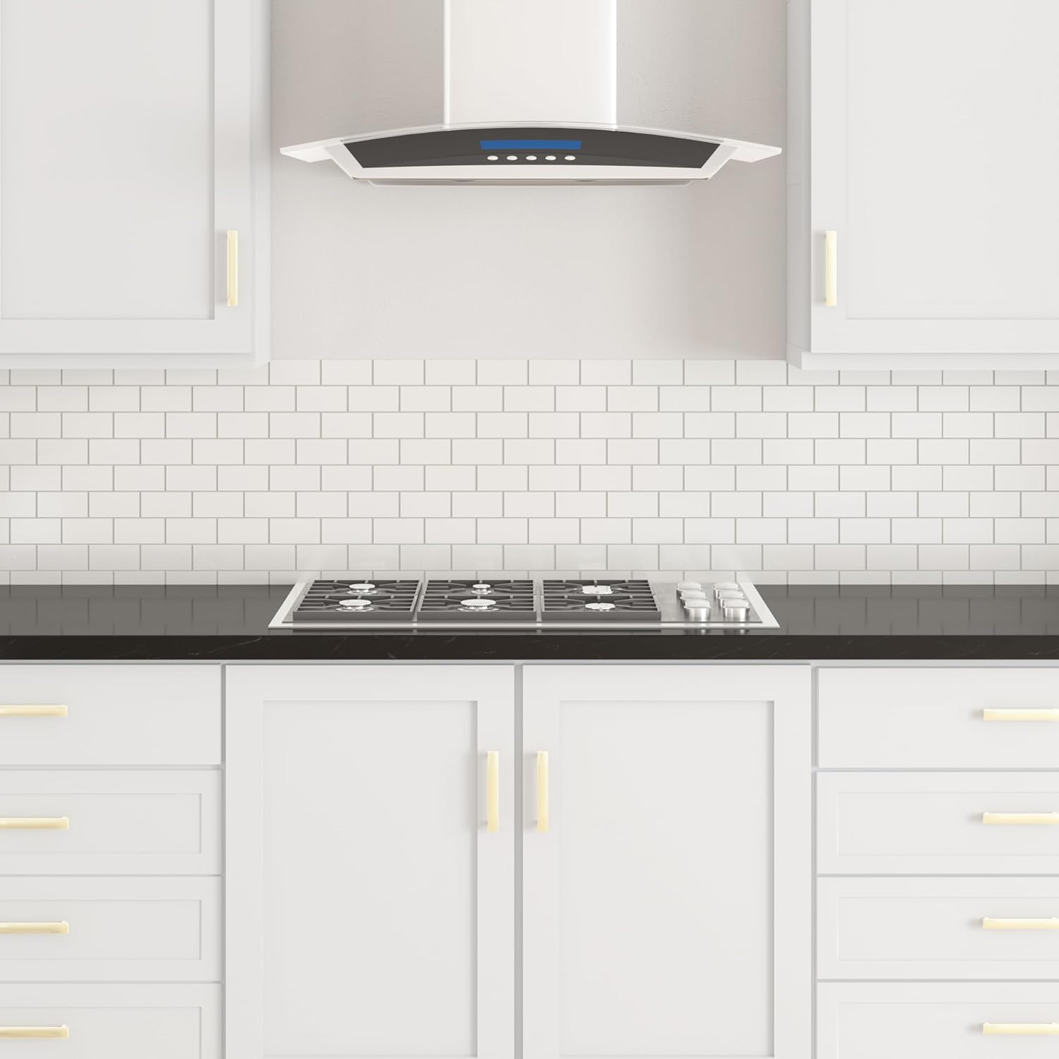 All-In-One 7 Piece Paint Makeover Kit, Bright White, 64oz, ‎Satin, for Cabinets and Furniture