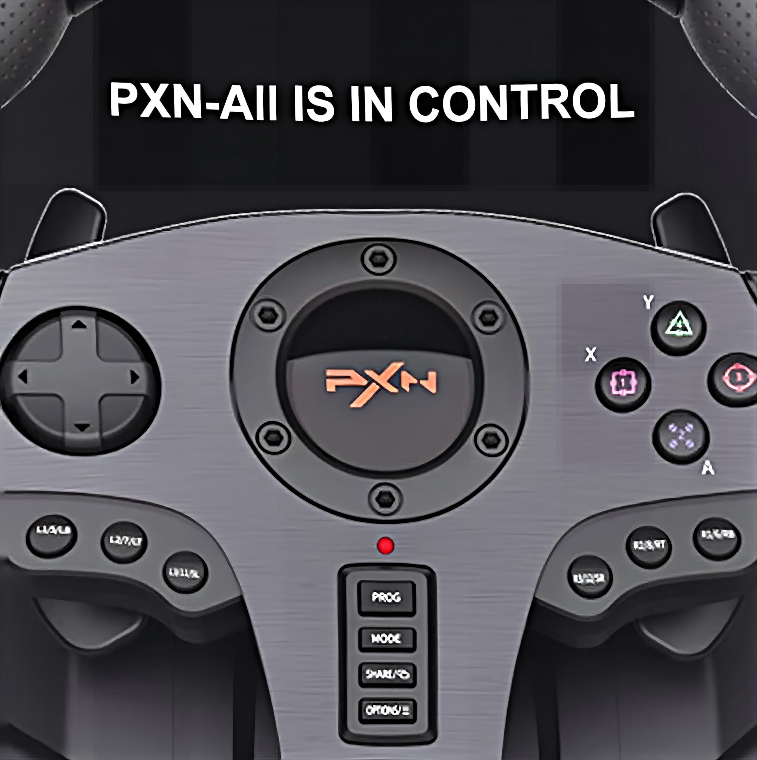 PXN V900 Gaming Steering Wheel - 270/900° Sim Racing Wheel with