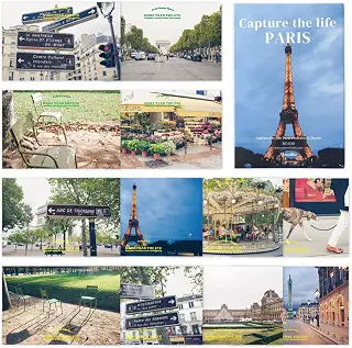モノライク - キャプチャー·ザ·ライフ,パリス シングルカード ポストカード CAPTURE THE LIFE, PARIS Single card - 12セット 断面カード