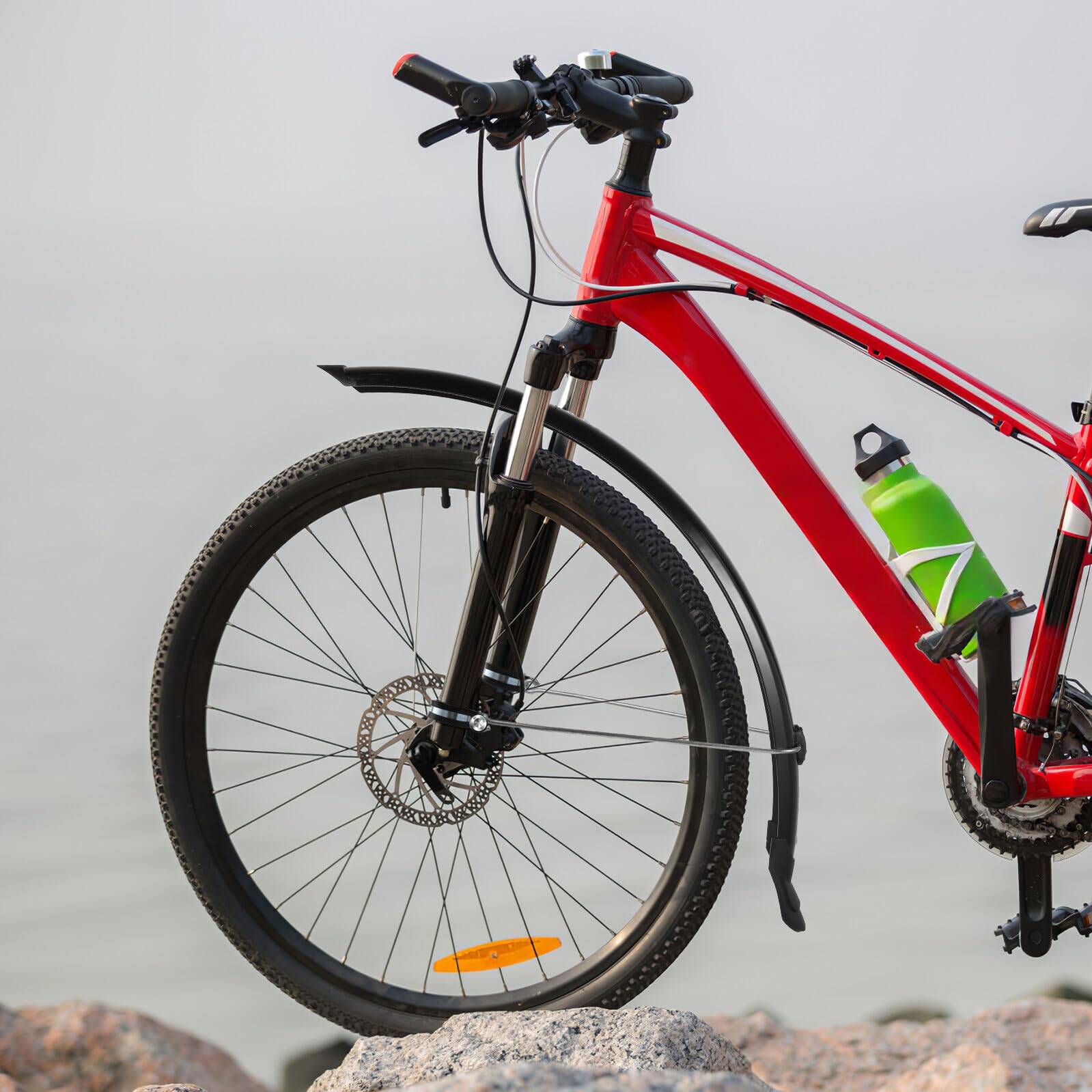iplusmile Guardabarros para Bicicleta de 26 Pulgadas, Abs Flexible