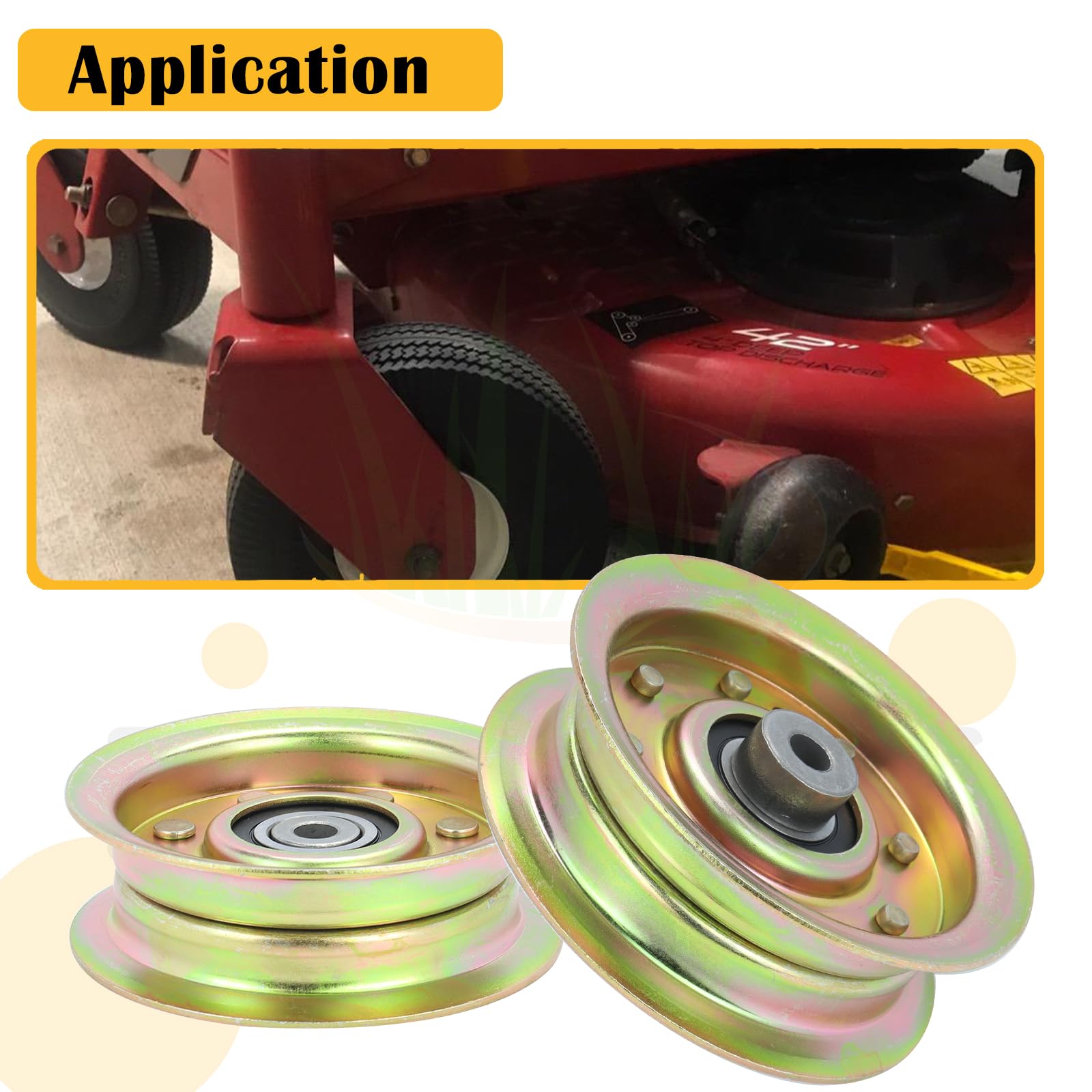 Amazon.com : BOSFLAG 2 Pack 156493 Pulley Replaces 532156493