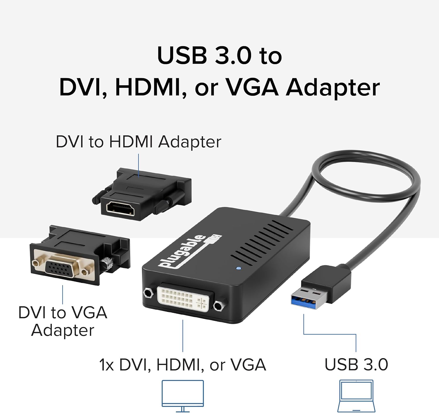 Plugable USB 3.0 Adapter: Connect More Screens