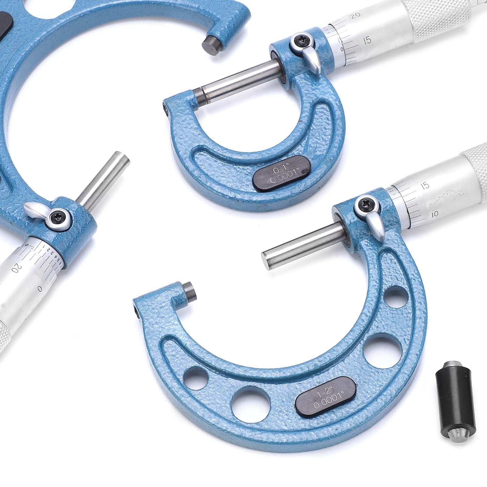 Außenmessschraube aus Wälzlagerstahl, 0,0001 Zoll Mikron-Messwert, Mehrbereichs-Mikrometer-Set, für die Bearbeitung von Werkstücken außerhalb der Dimensionen