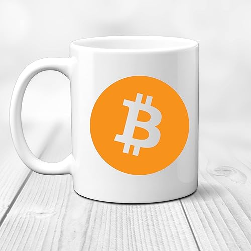 Miniatura 3 de Ink Trendz Bitcoin Cryptocurrency Lover - Taza de café de regalo BTC, 11 onzas