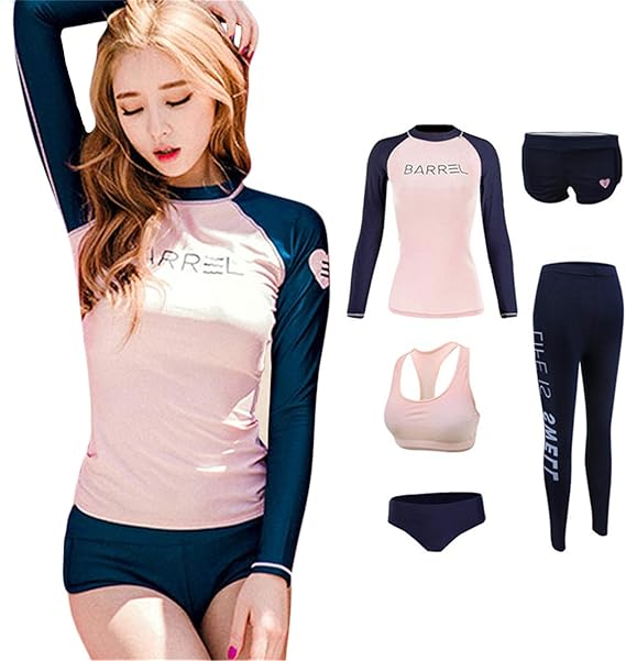 Amazon バンプー ラッシュガード レディース 水着 長袖 レギンス ショートパンツ ブラ フィットネス 五点セット 体型カバー 吸汗速乾 Uvカット可愛い ファション タンキニ 通販 Amazon バンプー ラッシュガード レディース 水着 長袖 レギンス ショートパンツ ブラ フィットネス 五点セット 体型カバー 吸汗速乾 Uvカット可愛い ファション タンキニ 通販