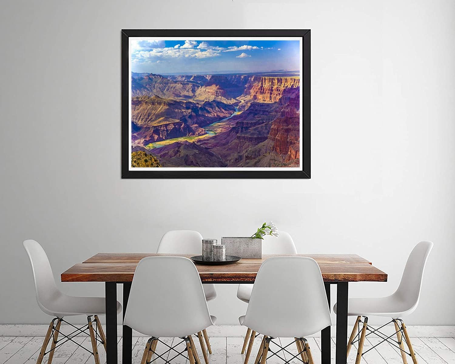 YEEIFFD 5D Diamond Painting Grand Canyon Colorado River Rhinestone Full Round Diamond Drill, Arizona Grand Canyon National Park Landscape Diamond Art for Home Wall Decor 12x16inch