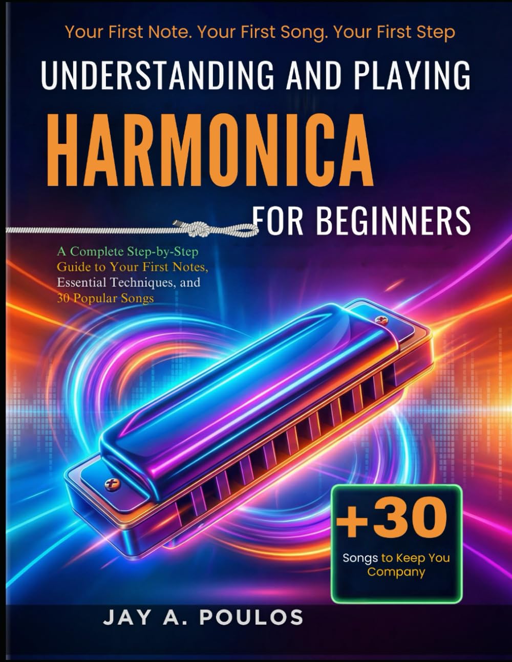 UNDERSTANDING AND PLAYING HARMONICA FOR BEGINNERS: A Complete Step-by-Step Guide to Your First Notes, Essential Techniques, and 30 Popular Songs
