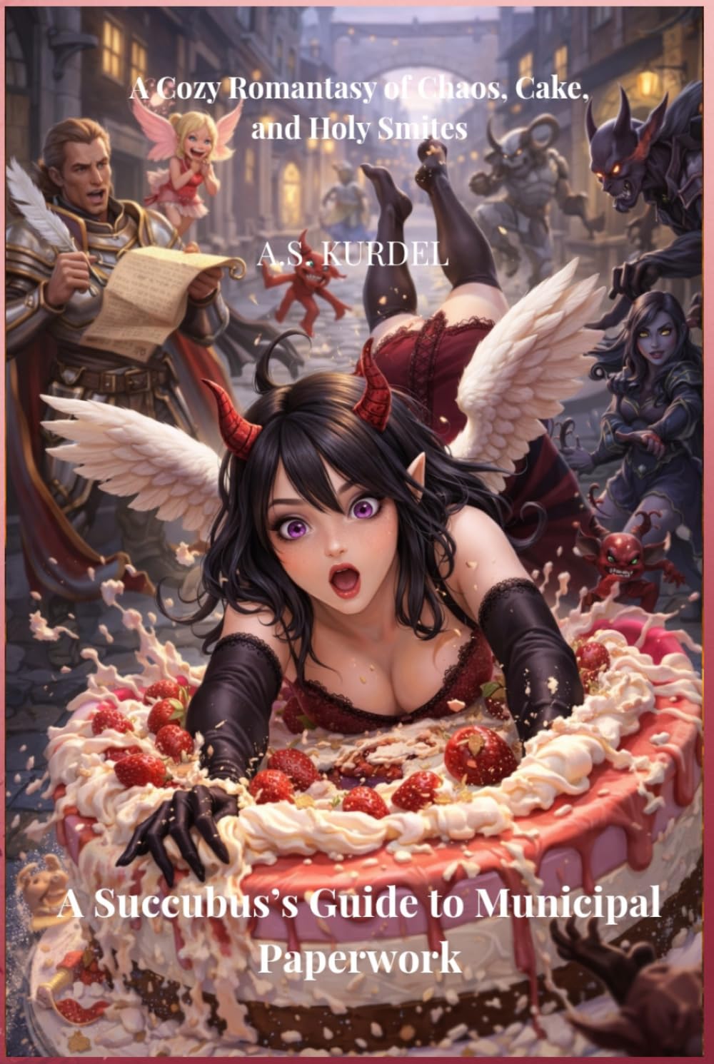 A Succubus’s Guide to Municipal Paperwork: A Cozy Romantasy of Chaos, Cake, and Holy Smites (Destiny of the 13th World)