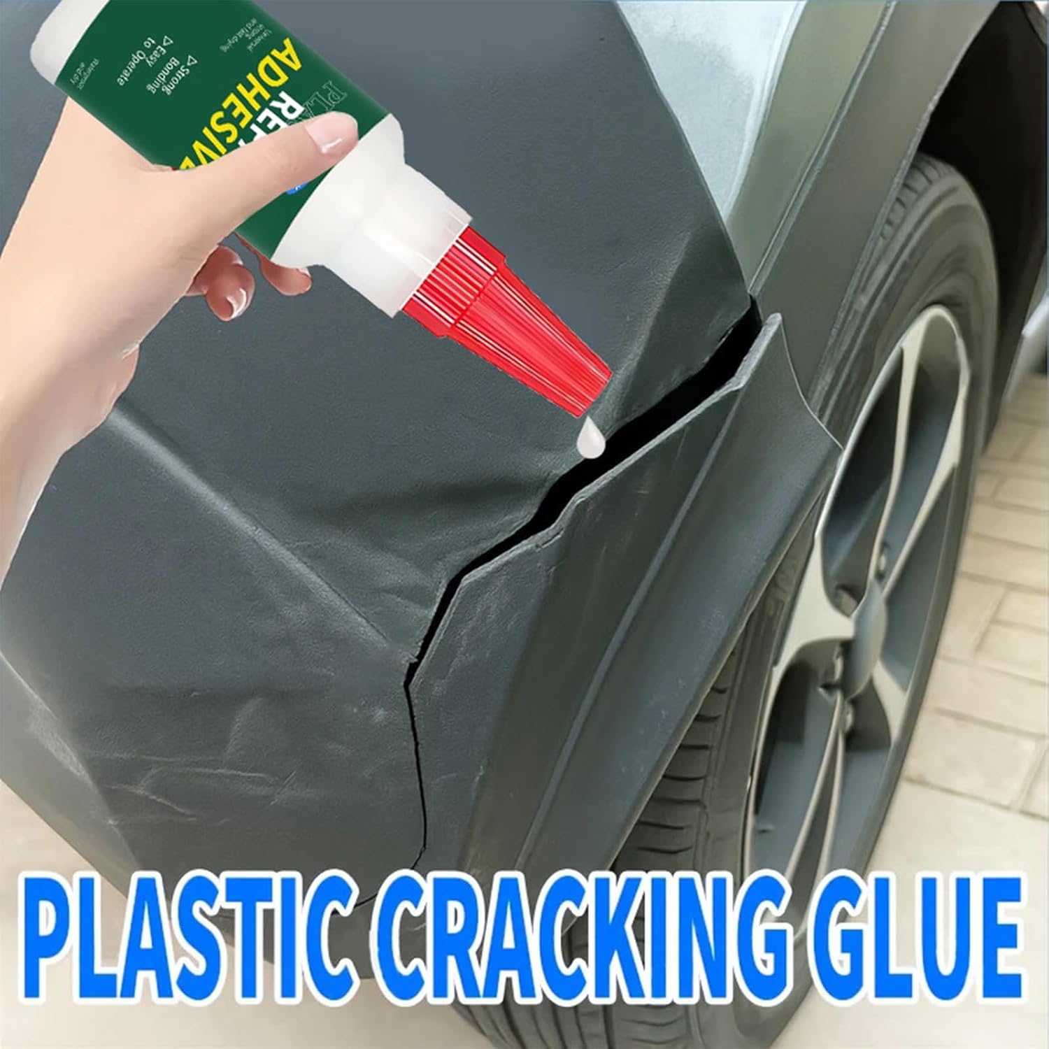 Adesivo Multiuso per Riparazione di Paraurti Auto, A Presa Rapida (5pcs)