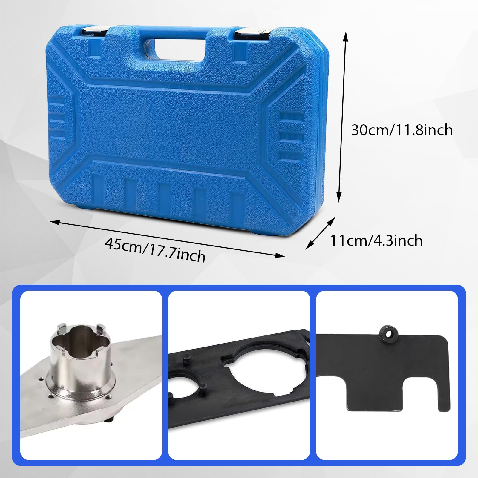 Kit de herramientas de sincronización de bloqueo del árbol de levas del motor compatible con Land Rover Jaguar Aurora 2.0T JLR AJ200 Diesel Engine Juego de herramientas de sincronización de alineación