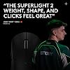 Mouse inalámbrico Logitech G PRO X Superlight 2 para gaming - Negro | 60g, forma simétrica, sondeo <8 kHz, 44K DPI, compatible con carga inalámbrica PowerPlay, USB-C, 5 botones, para PC/Mac 7