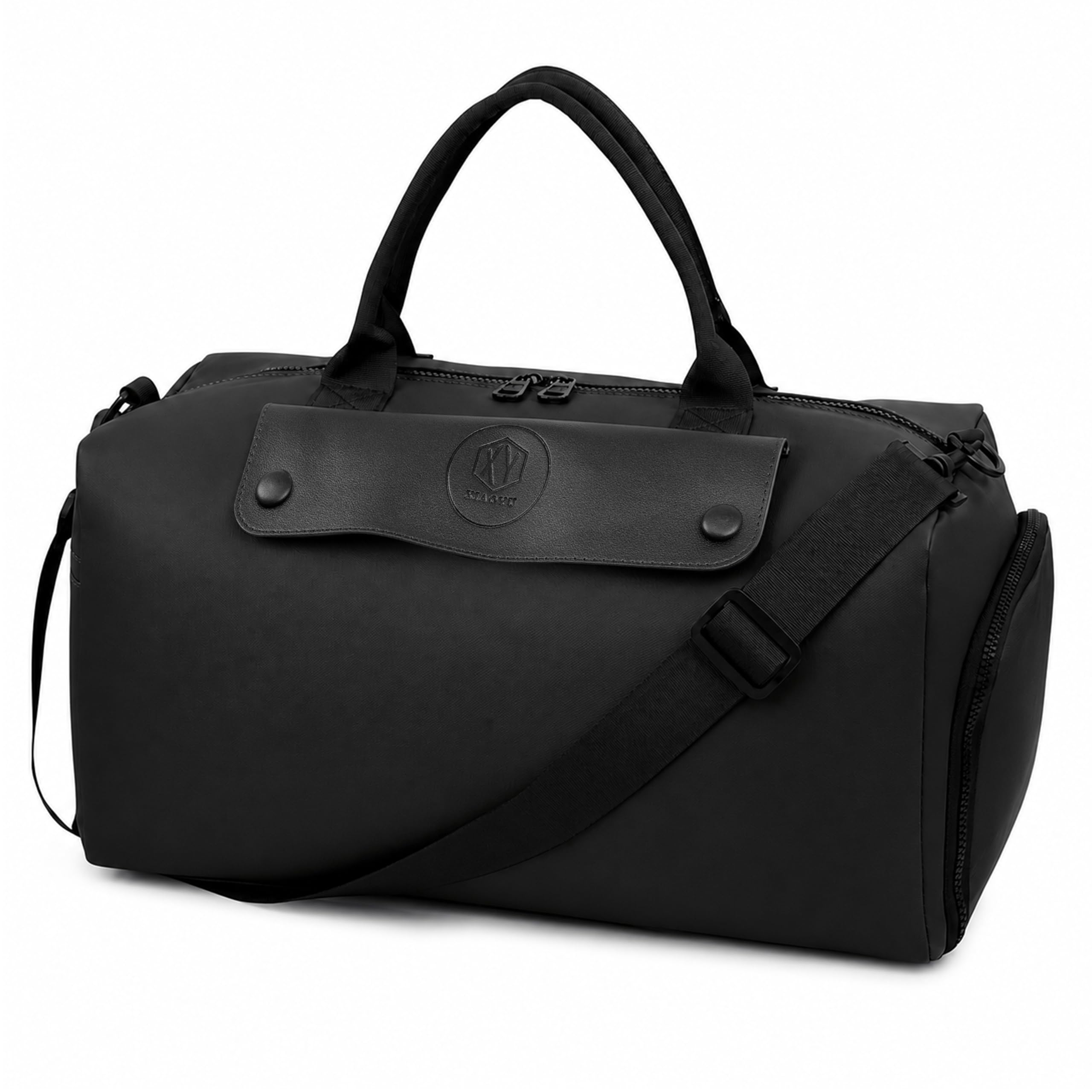 storite Nylon Luggage Travel Duffel Bag, Weekend Duffel Bag, Stylish and Trendy Duffle Bag for Men Women (Black)-picture-19