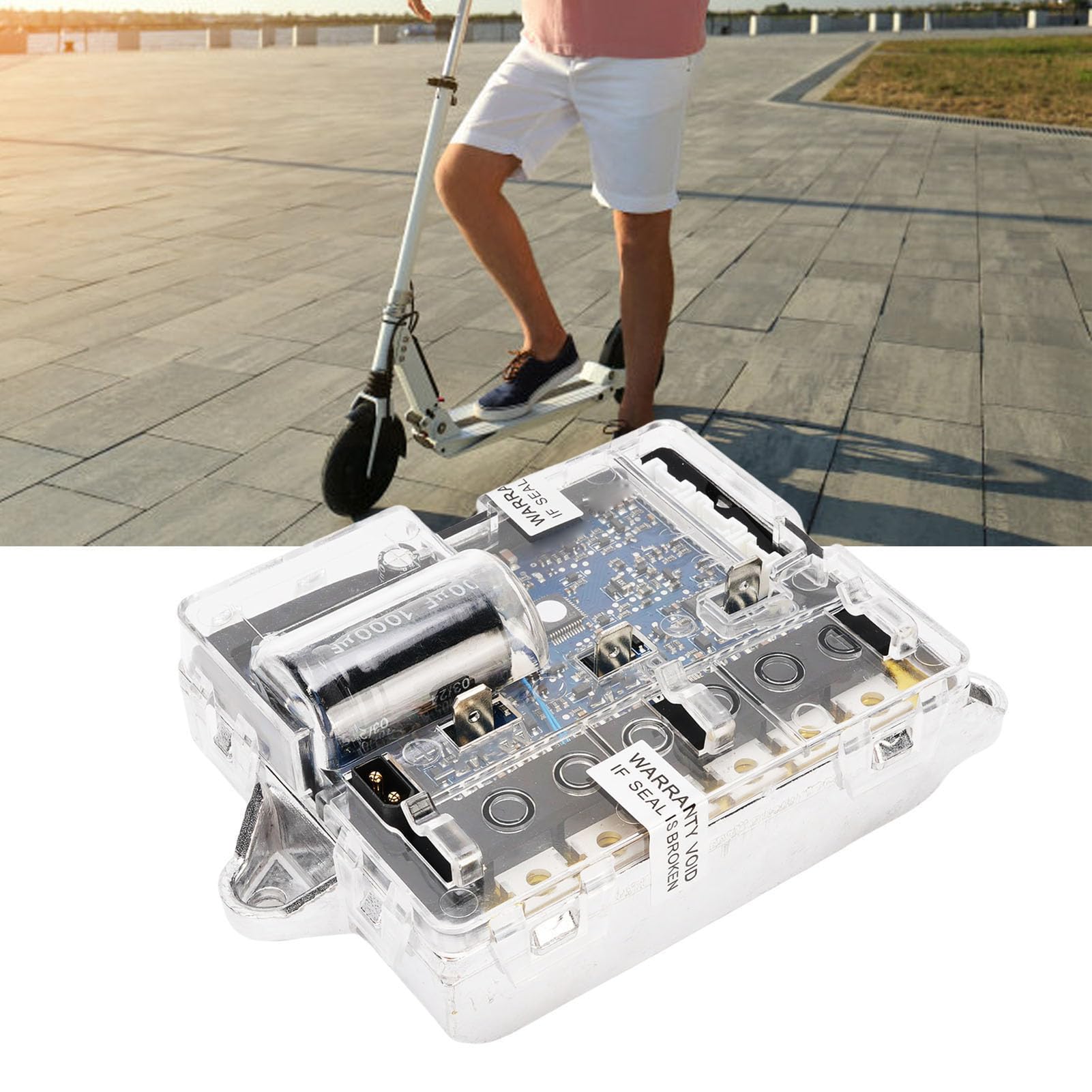 BuyWeek Controlador de Placa Base para Xiaomi M365 Pro Pro2, V3.0 de Aleación de Aluminio PCB PC para Patinete Eléctrico