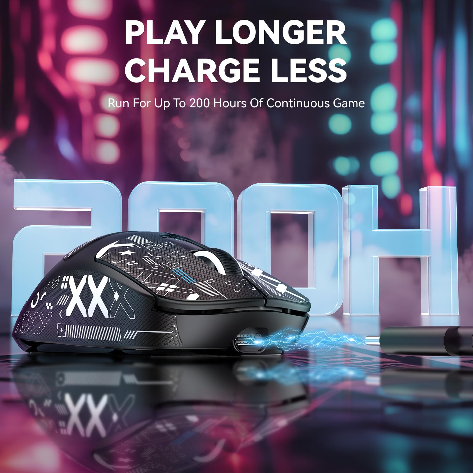 Amazon.com: MANBASNAKE Attack Shark X3MAX 49g Wireless Supelight