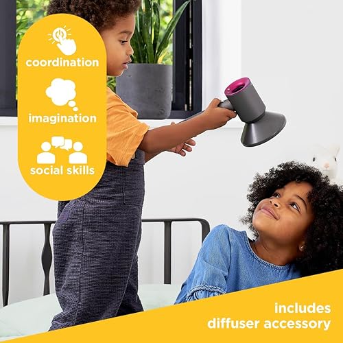 Miniatura 3 de Casdon 73252 Dyson Supersonic Styling Set | Secador de pelo de juguete interactivo para niños de 3 años en adelante | Se ve y funciona como la cosa