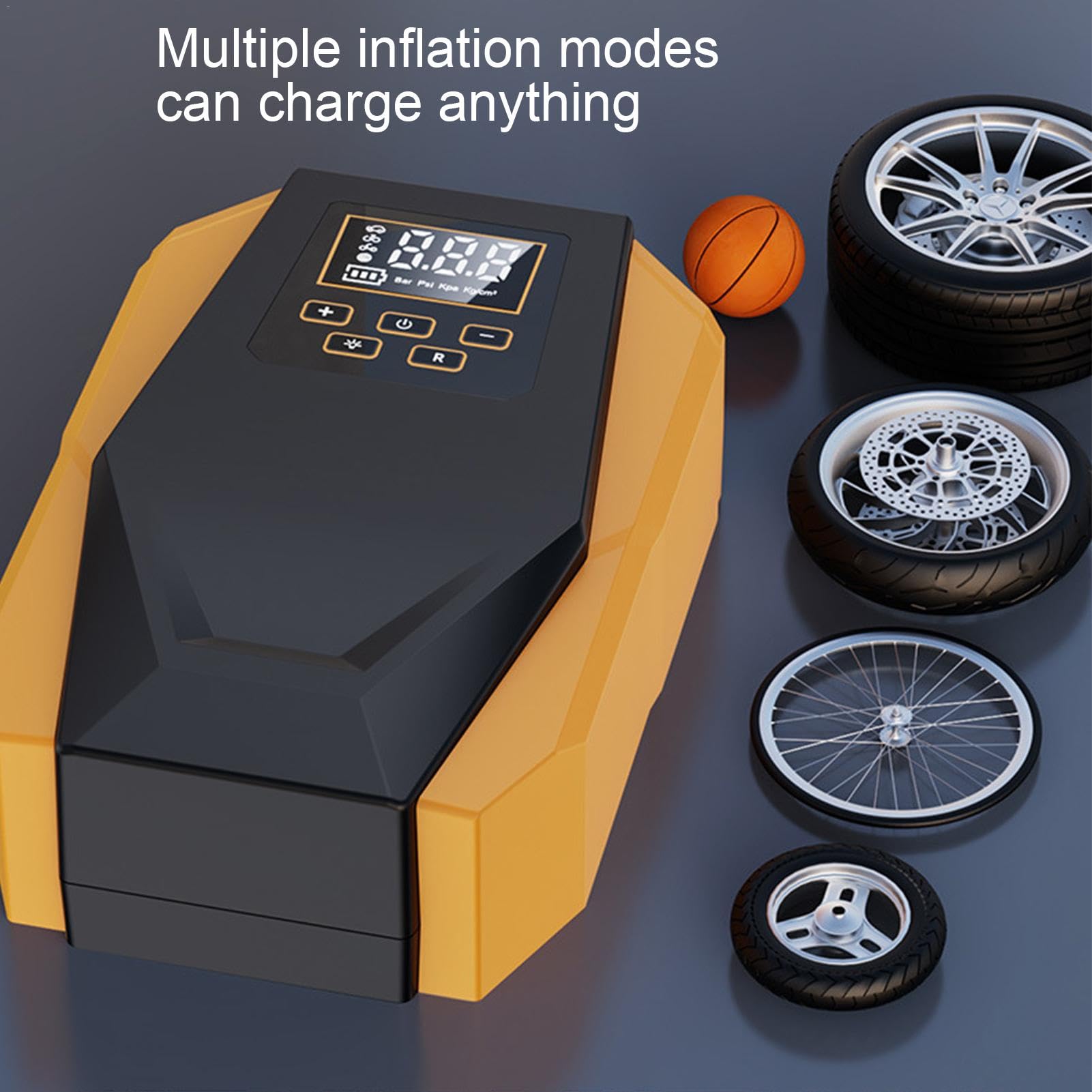 Gonfiatore Di Pneumatici Automobilistici con Spegnimento Automatico