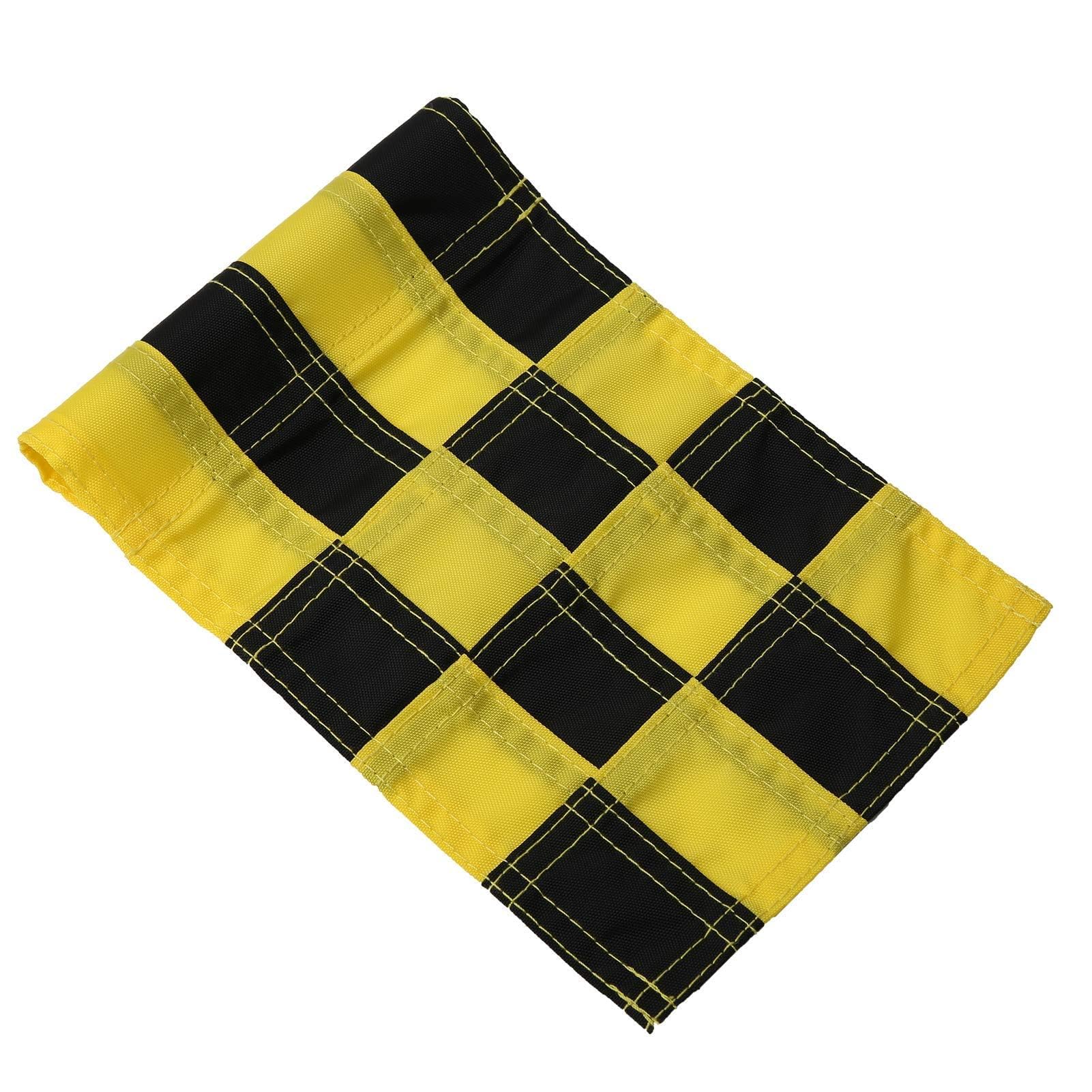 Drapeau de Golf, Damier arrière-Cour Pratique Trou de Golf pôle Tasse Drapeaux Golf Putting Drapeaux Verts Drapeaux pour intérieur extérieur arrière-Cour