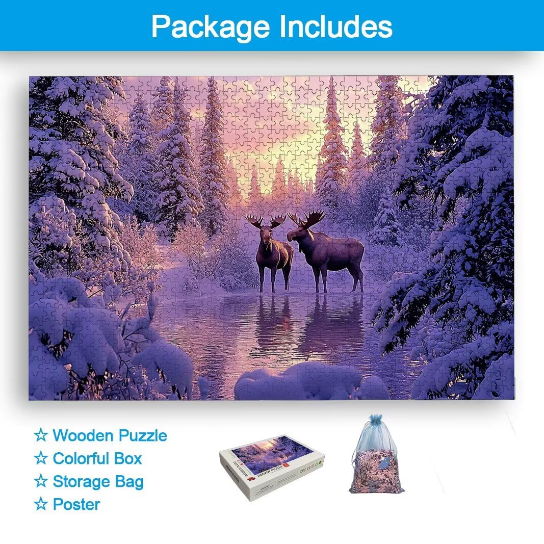 Puzzle 1500 Pièces Adultes, Puzzle 1500 Pieces Hiver, Cadeau Femme -2006