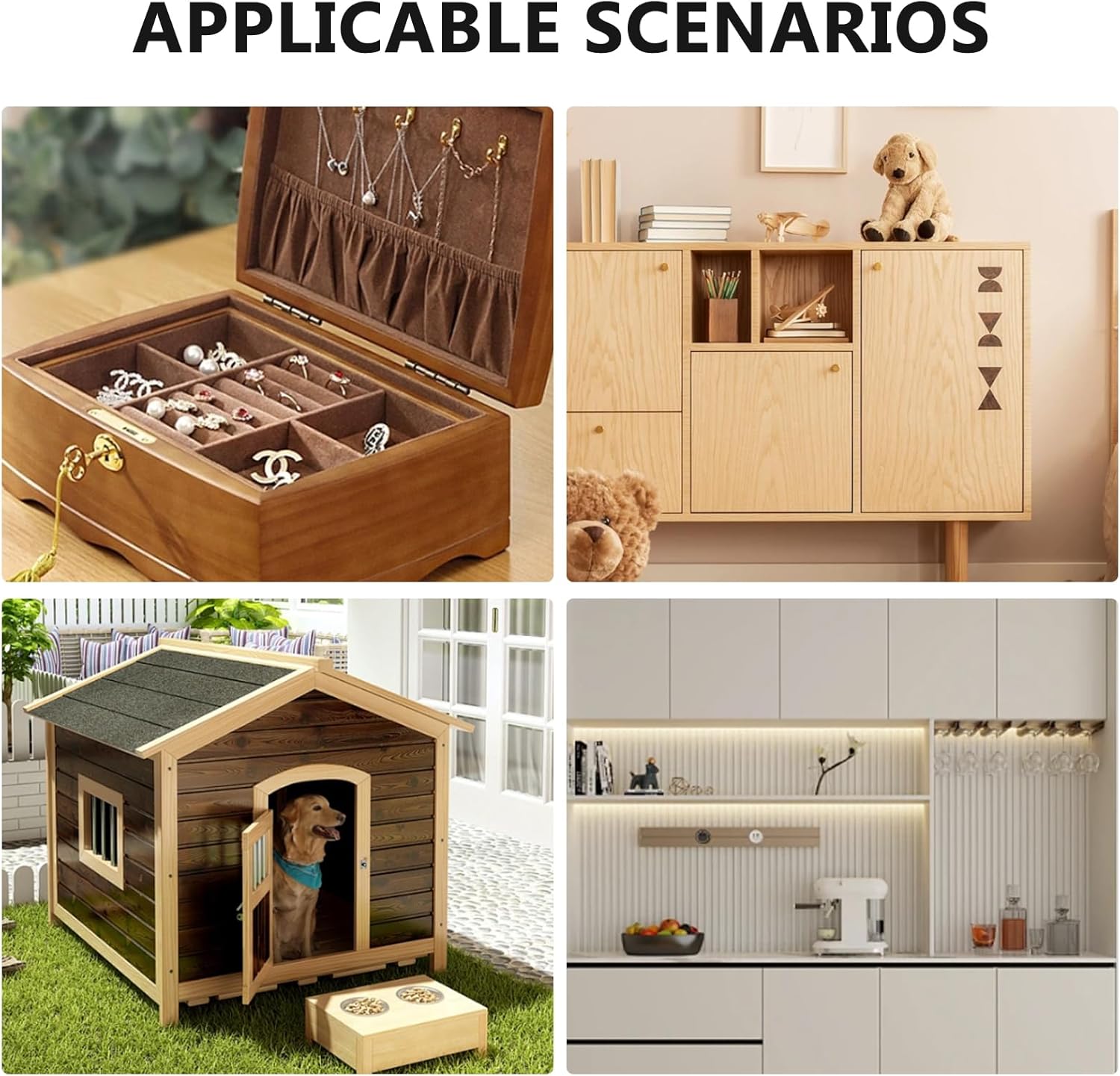 Mini Solid Brass Hinges Cabinet Drawer Butt Hinges for Jewelry Chest Wood Box,1/1.5/2.5Inch,8PCS (1Inch)