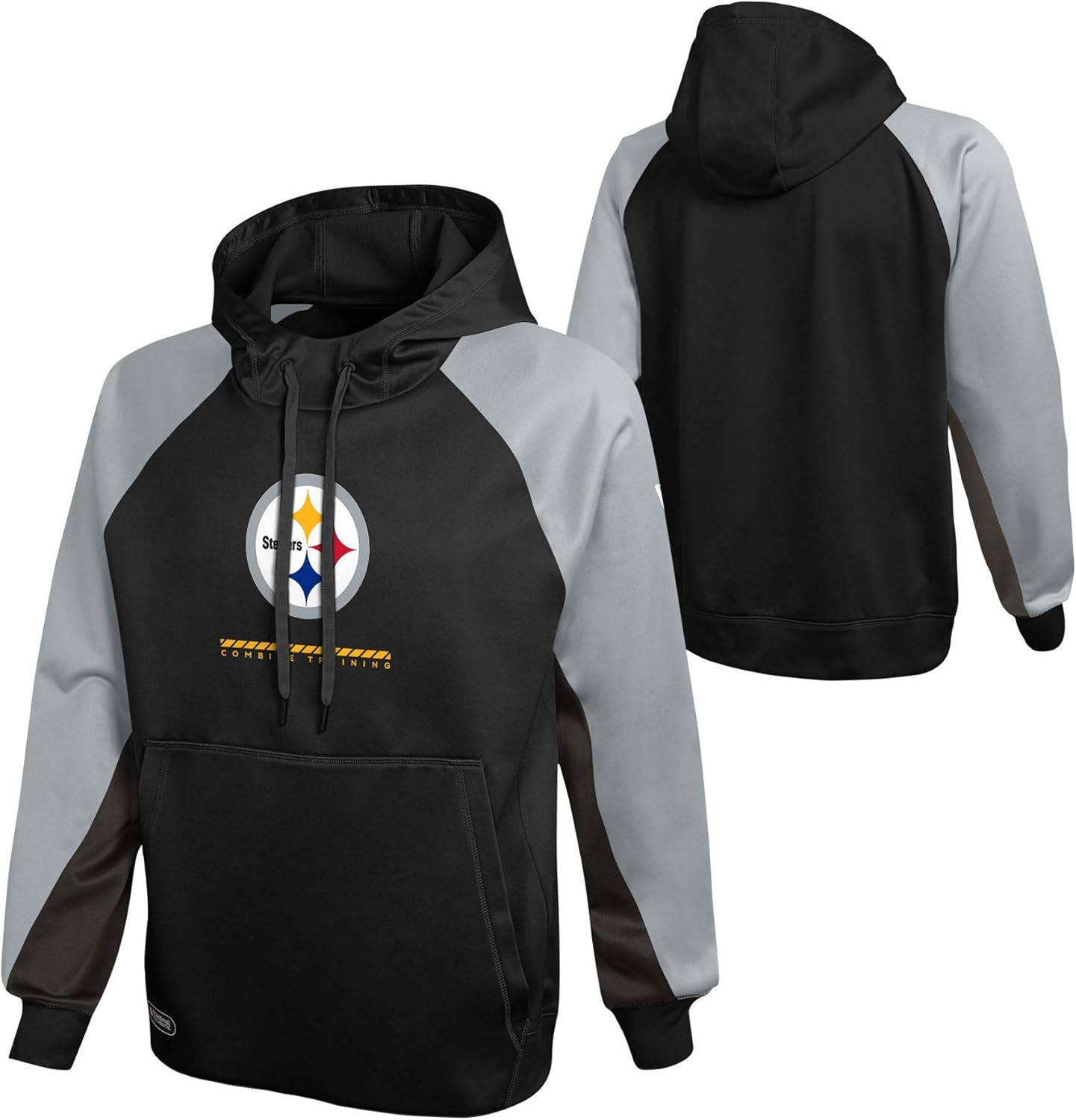 New Era NFL Football Men's Back With a Bang Pullover Performance Fleece Hoodie, Pittsburg Steelers, Small
