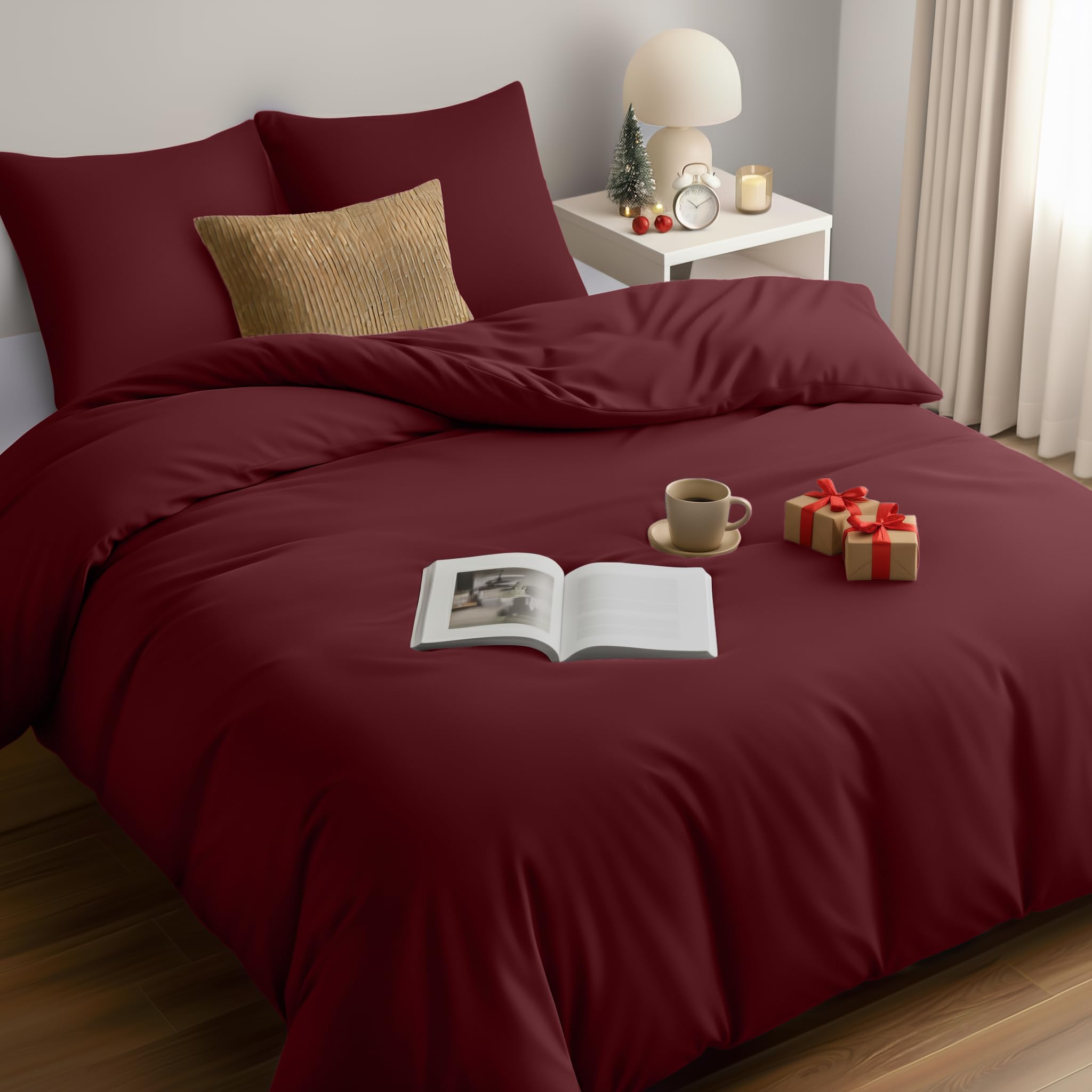 Utopia Bedding Funda Nordica Cama 180 - Microfibra Juego de Funda Nordica 240x260 cm y 2 Fundas de Almohada 65x65 cm (Blanco) — view 30
