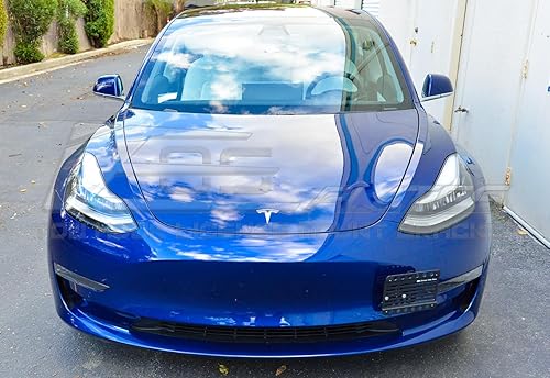 Para Tesla Model 3 2016-actual  EOS Plate Version 1 Gancho de remolque para parachoques delantero, montaje de placa de matrícula con soporte de