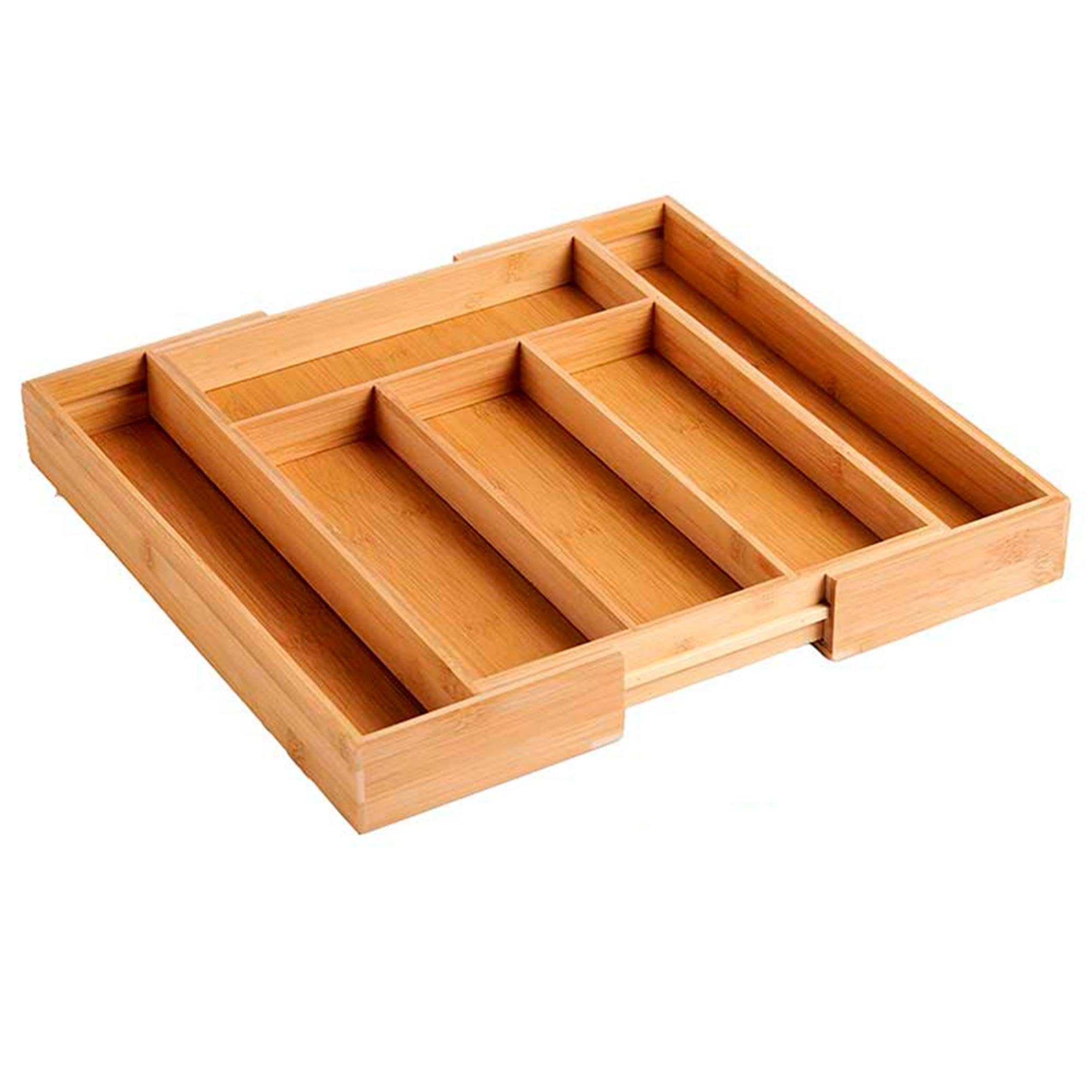 San Ignacio KINVARA collection 6 hollow bamboo cutlery tray