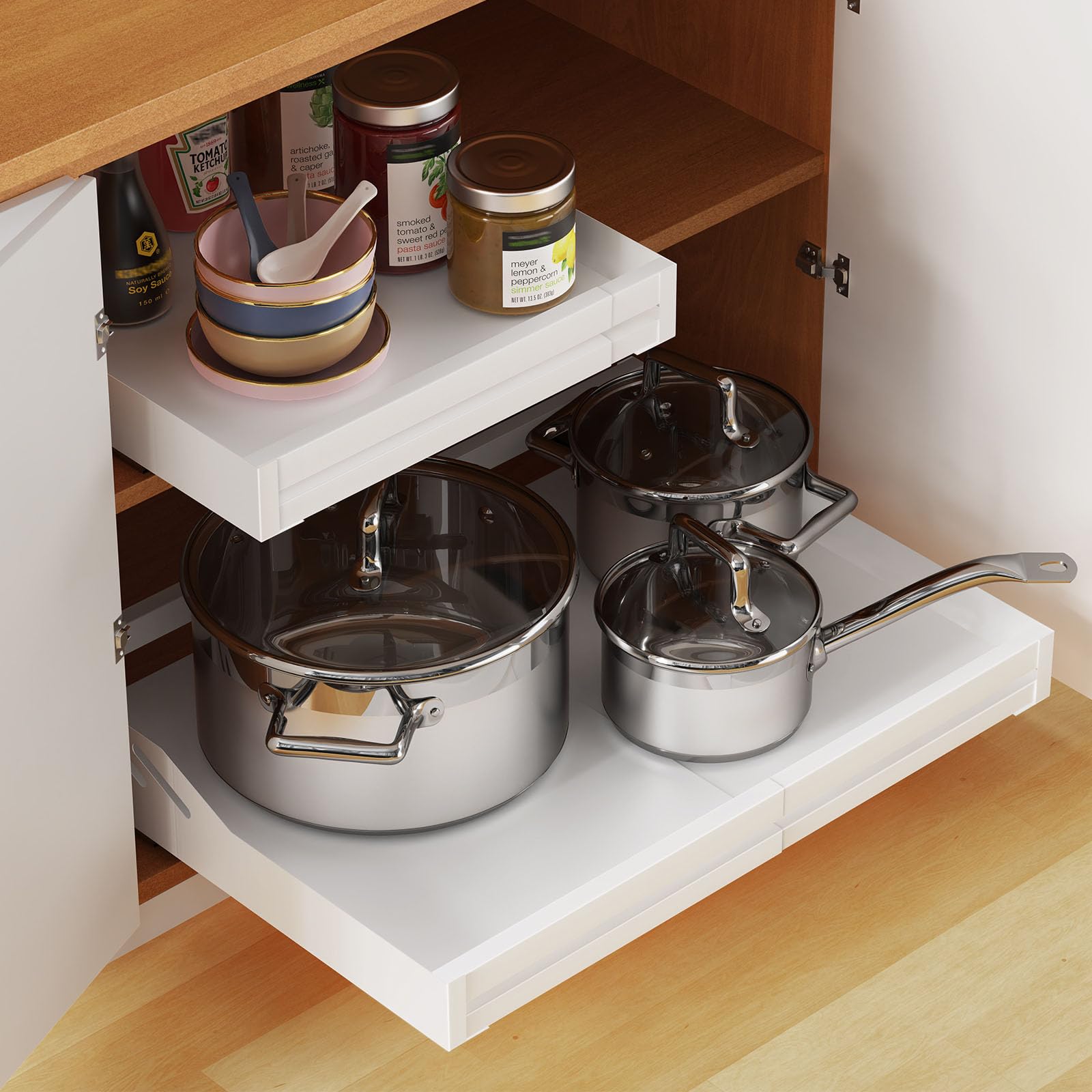 MaraFansie Pull Out Cabinet Organizer Expandable(13