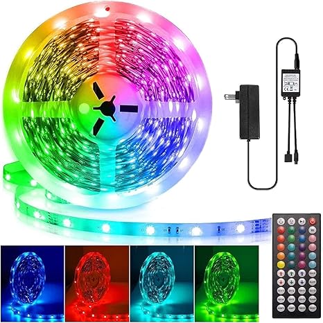 Led Light Strips 50 Feet Led Lights For Bedroom 50ft Flexible Color Changing Led Tape Light Kit 5050 Rgb Led Light Strip With 24v Power Supply 44 Key Remote For Party Home Led Light Strips 50 Feet Led Lights For Bedroom 50ft Flexible Color Changing Led Tape Light Kit 5050 Rgb Led Light Strip With 24v Power Supply 44 Key Remote For Party Home