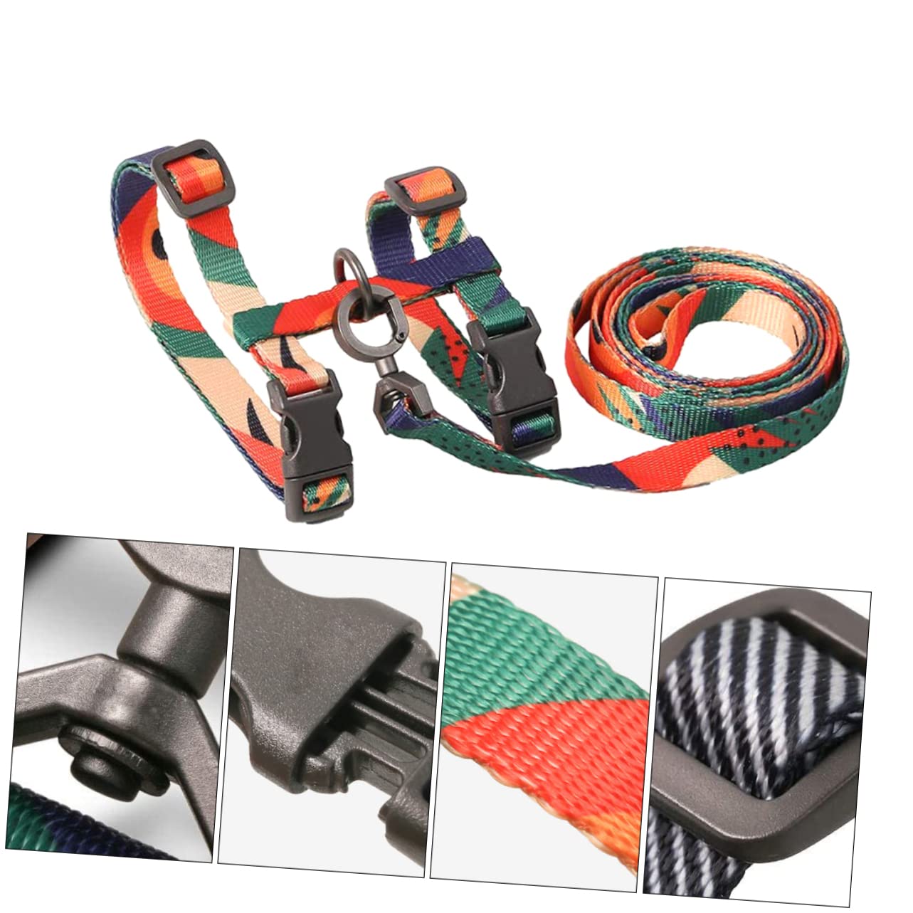 POPETPOP 3piezas Arnés h para Gato Cuerda De para Arnés De Seguridad Material y Resistente Al para Paseos y Actividades